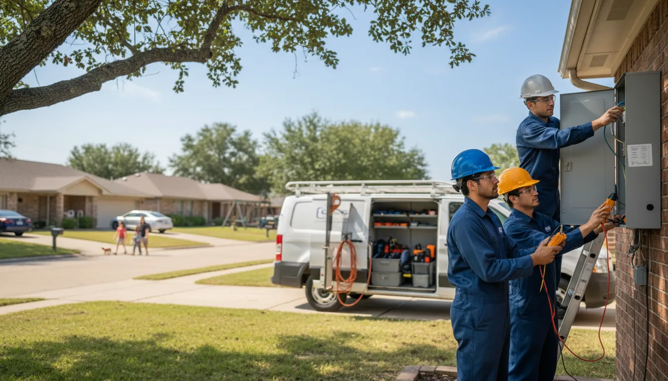 Certified electrician providing emergency electrical services in Capron, IL